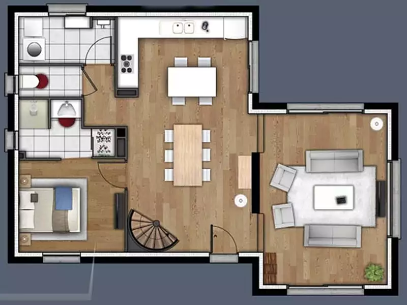 Maison neuve, 115 m² - Thil-Manneville (76730)