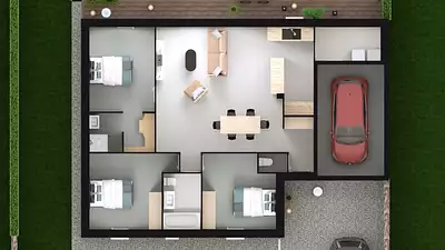 Maison neuve, 92 m²