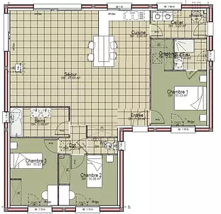 Maison neuve, 105 m²