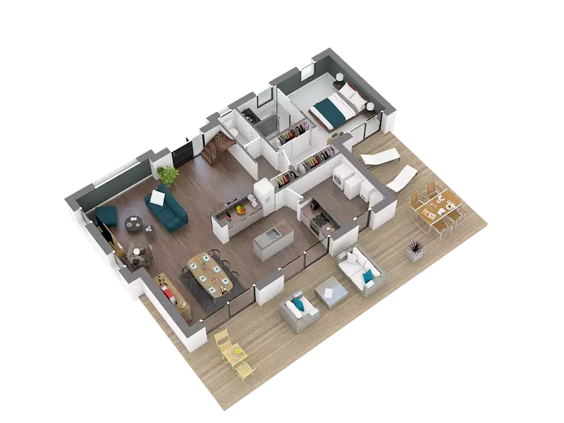 Maison neuve, 137,78 m² - Saclay (91400)