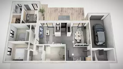 Maison neuve, 100 m²