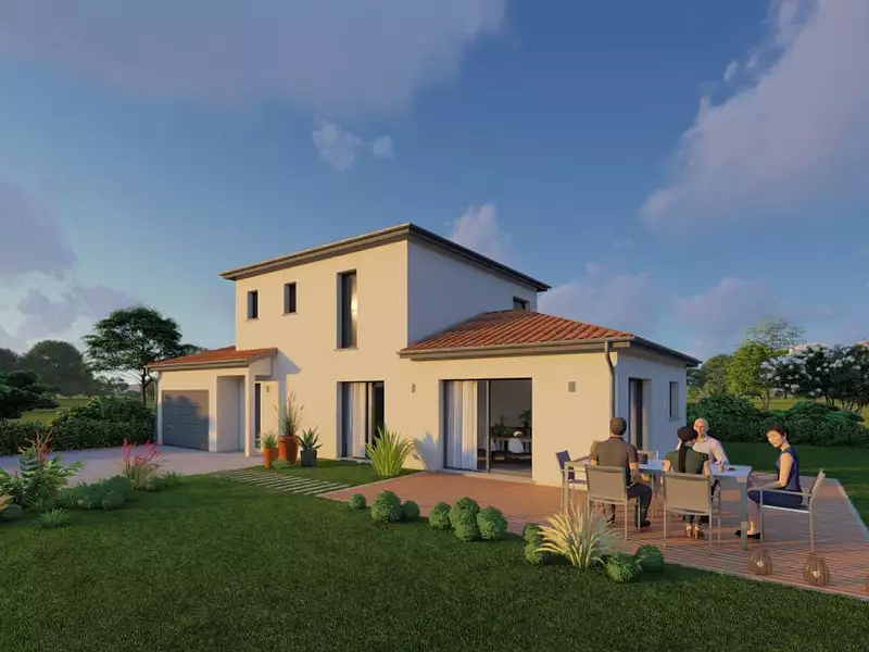 Maison neuve, 120 m² - Saint-Cyr-au-Mont-d'Or (69450)