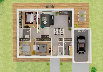 Maison neuve, 81 m²