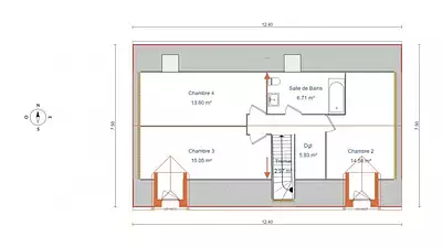 Maison neuve, 112 m²