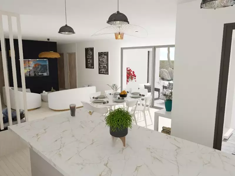 Maison neuve, 100 m² - Allan (26780)