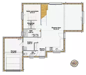 Maison neuve, 114 m²