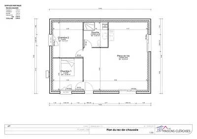 Maison neuve, 72 m²