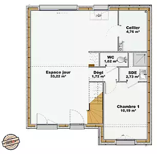 Maison neuve, 104 m²