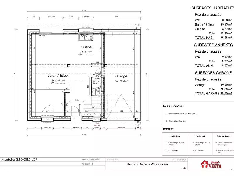 Maison neuve, 99 m² - Haucourt-Moulaine (54860)