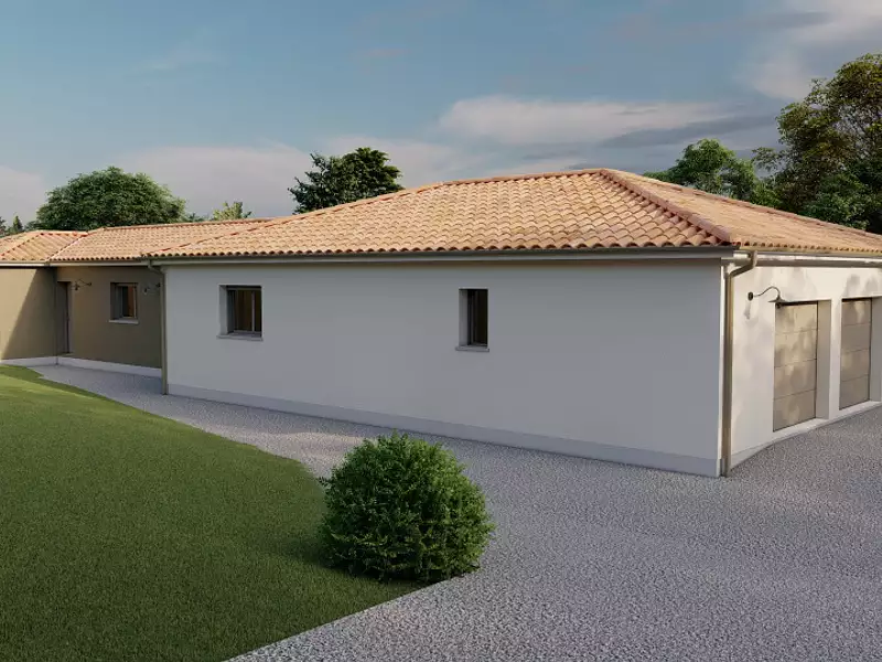 Maison neuve, 128 m² - Landiras (33720)