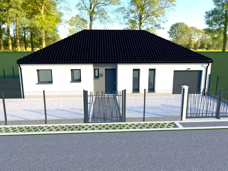 Maison neuve, 99 m² - Thélus (62580)