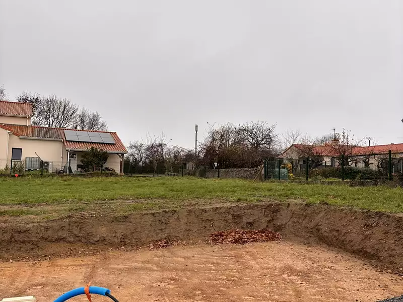 Terrain à bâtir, 400 m² - La Pommeraye (49620)