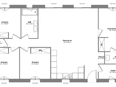 Maison neuve, 101 m²