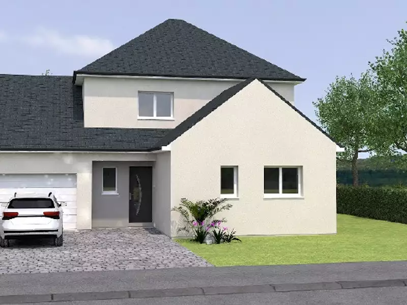 Maison neuve, 124 m² - Saint-Augustin-des-Bois (49170)