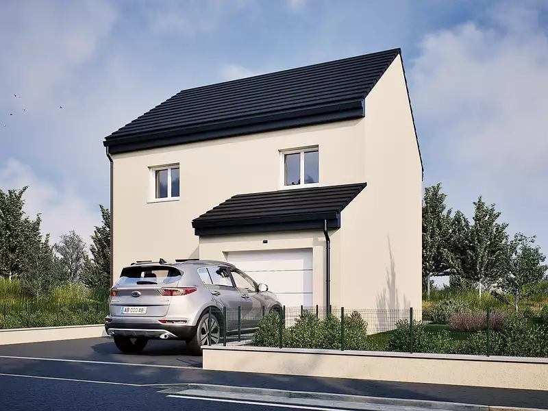 Maison neuve, 91,51 m² - Chambry (77910)