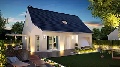 Maison neuve, 93,21 m²