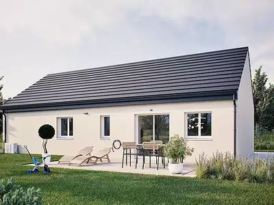 Maison neuve, 73,01 m²
