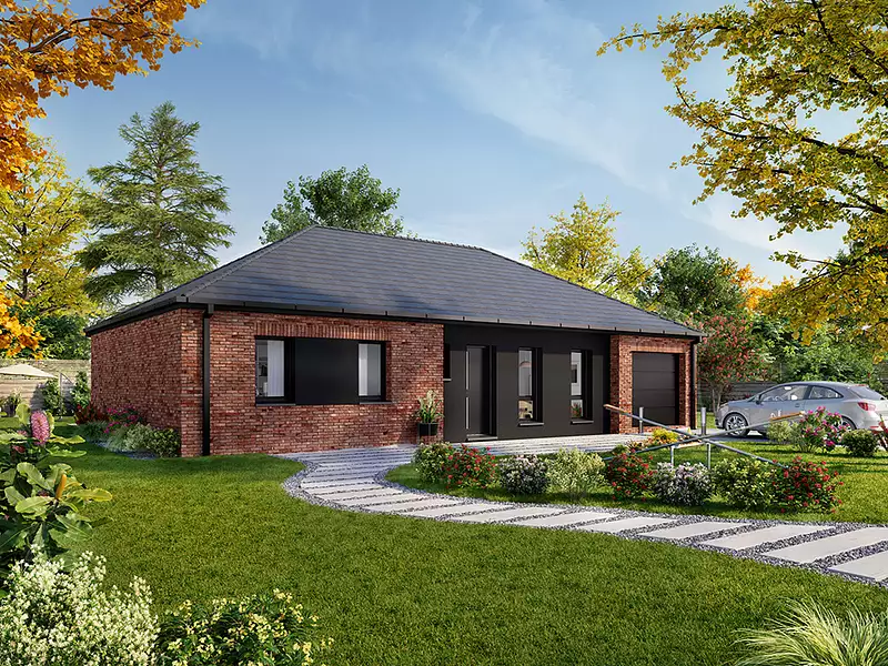 Maison neuve, 90,45 m² - Carvin (62220)