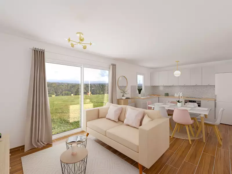 Maison neuve, 76 m² - Ury (77760)