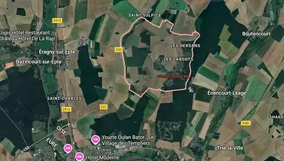 Terrain à bâtir, 500 m²