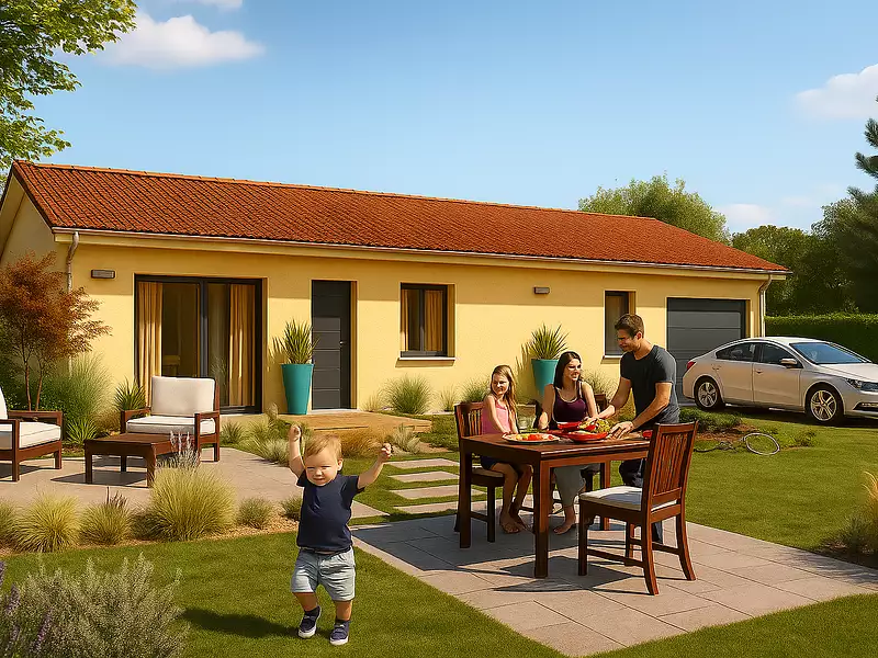 Maison neuve, 90 m² - Saint-Julien-sur-Veyle (01540)