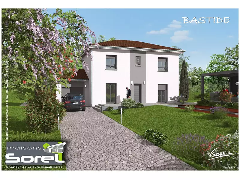 Maison neuve, 118,11 m² - Miribel (01700)