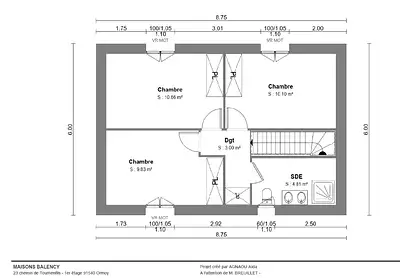 Maison neuve, 105 m²