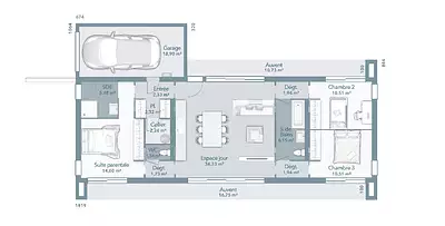 Maison neuve, 95 m²