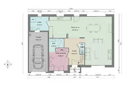 Maison neuve, 145 m²