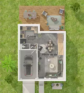 Maison neuve, 96 m²