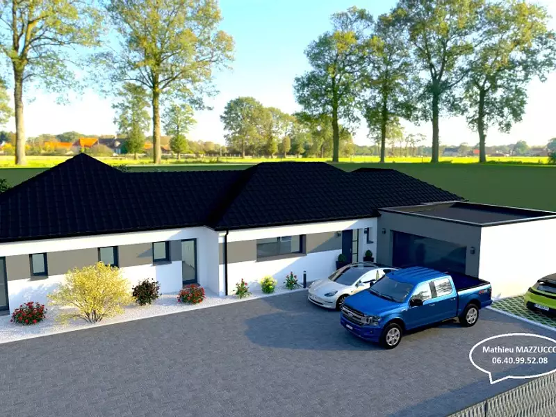 Maison neuve, 190 m² - Cambrai (59400)