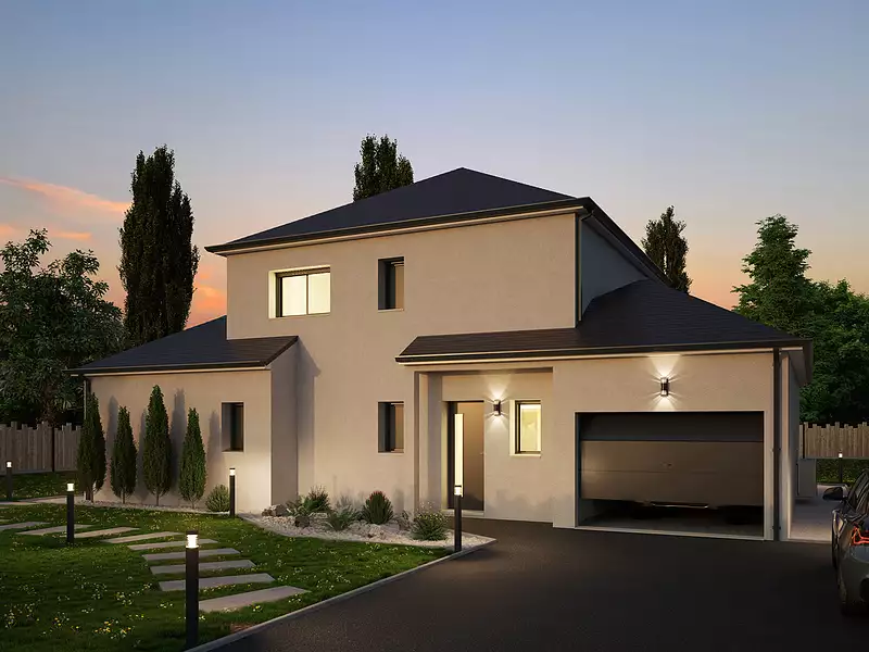 Maison neuve, 138 m² - Huismes (37420)