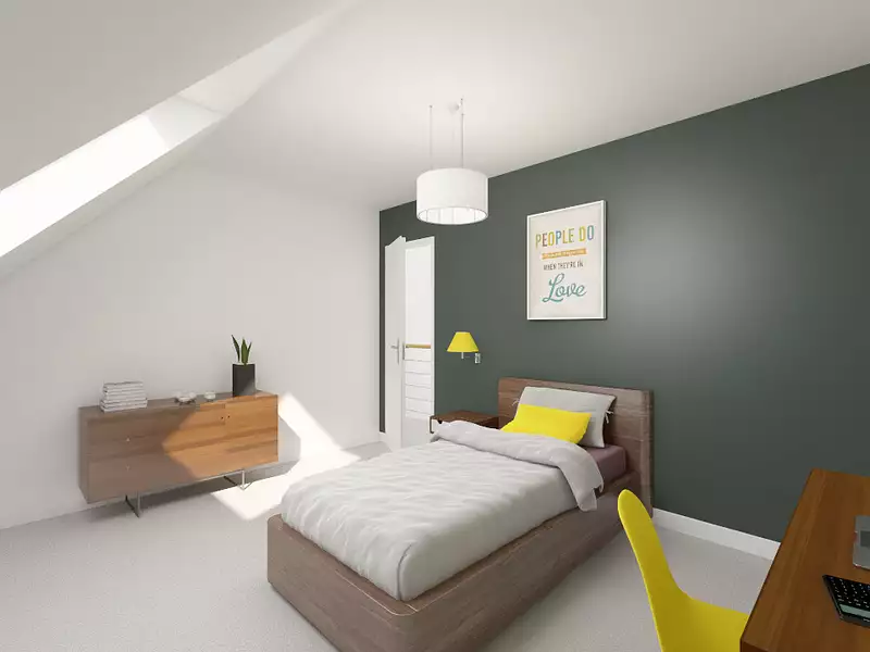 Maison neuve, 95,6 m² - Monchecourt (59234)