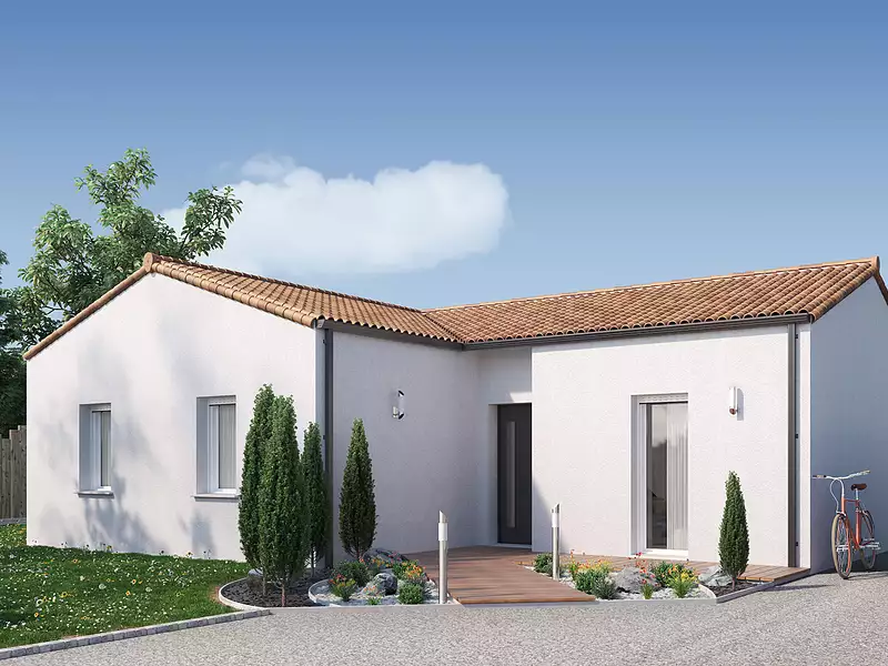Maison neuve, 74 m² - Saint-Vincent-sur-Jard (85520)