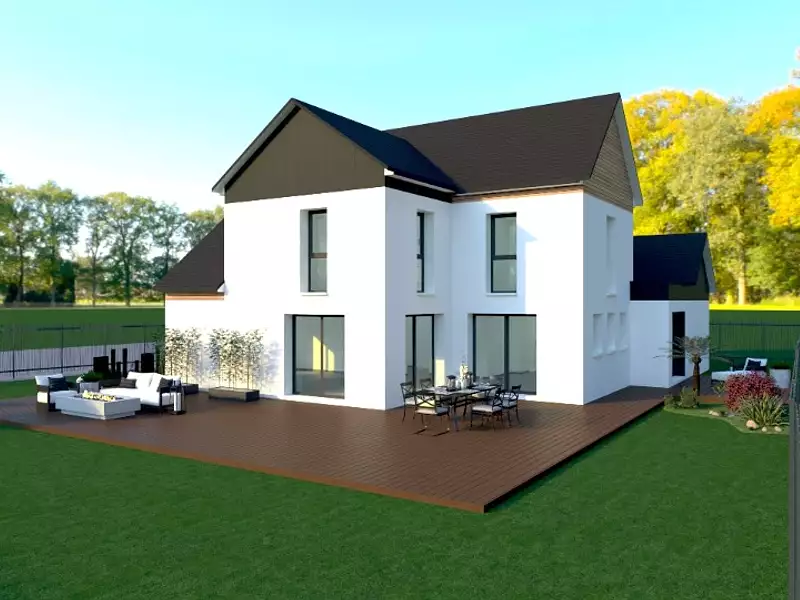 Maison neuve, 150 m² - Franqueville-Saint-Pierre (76520)
