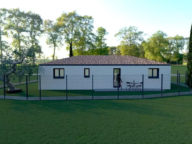 Maison neuve, 89 m² - Villesèquelande (11170)