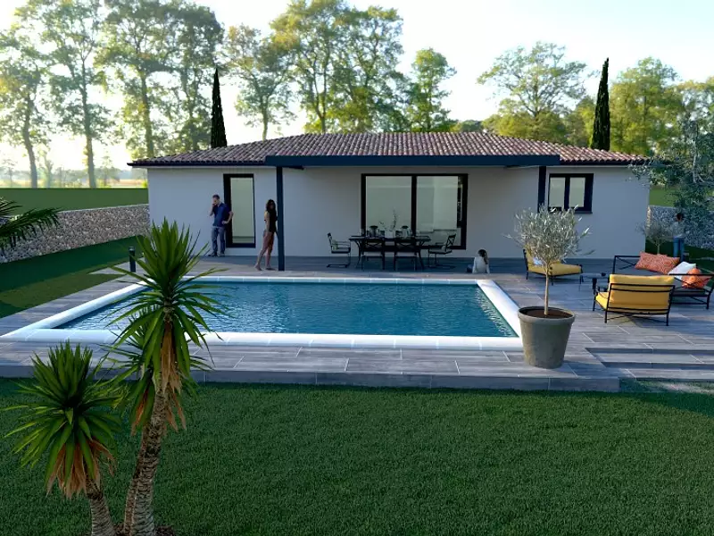 Maison neuve, 89 m² - Berriac (11000)