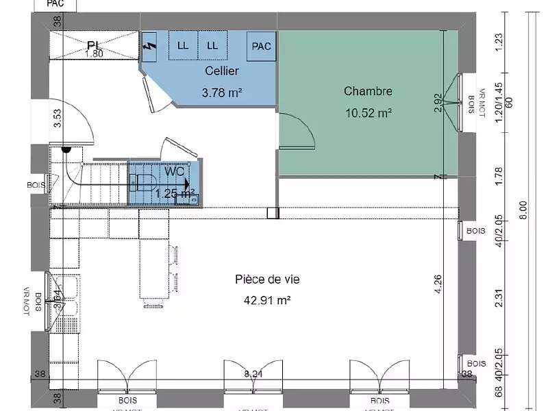 Maison neuve, 97 m² - Ballainvilliers (91160)