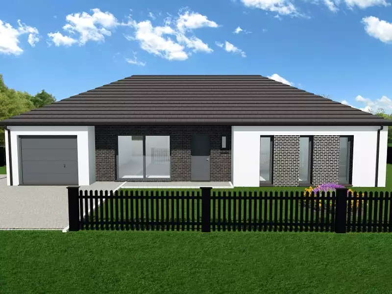 Maison neuve, 110 m² - Wancourt (62128)