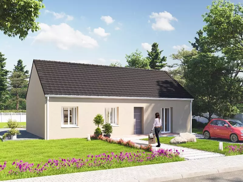 Maison neuve, 82 m² - Plaimpied-Givaudins (18340)