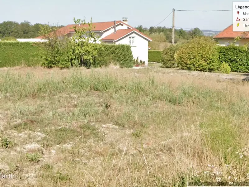 Terrain à bâtir, 850 m² - Montverdun (42130)