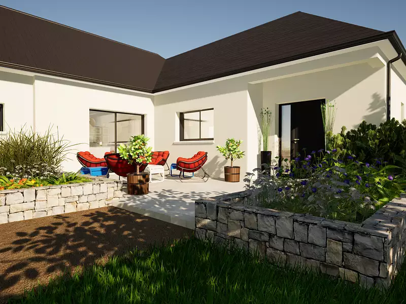 Maison neuve, 122 m² - Marcilly-sur-Vienne (37800)