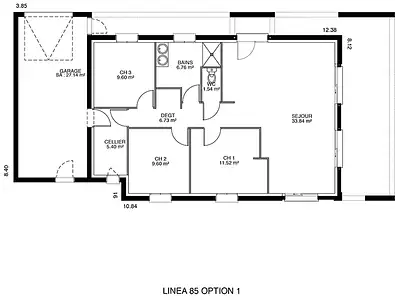 Maison neuve, 95 m²