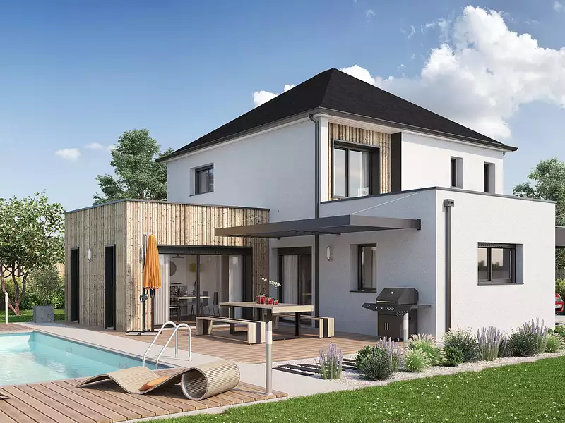 Maison neuve, 138 m² - La Trinité-Porhoët (56490)