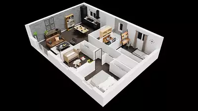 Maison neuve, 75 m²