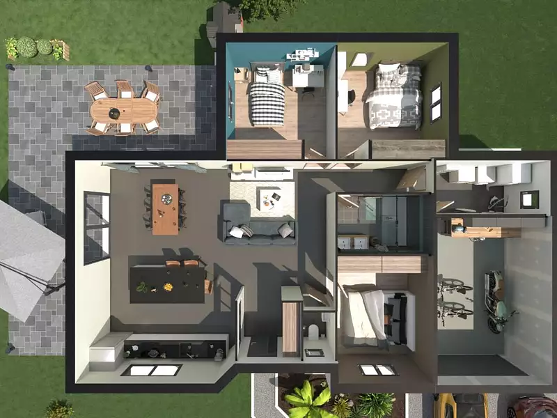 Maison neuve, 100 m² - Pernois (80670)