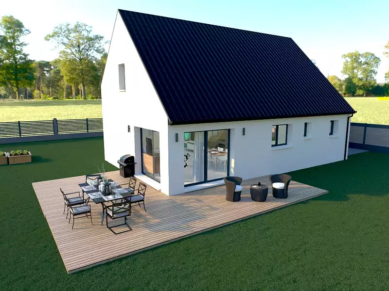 Maison neuve, 100,83 m² - Hamel (59151)