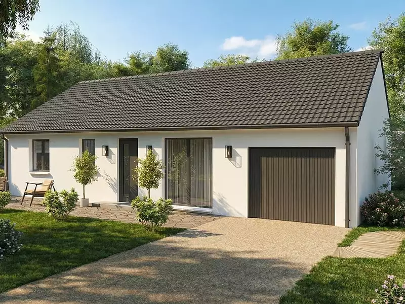 Maison neuve, 79 m² - Chemaudin et Vaux (25320)