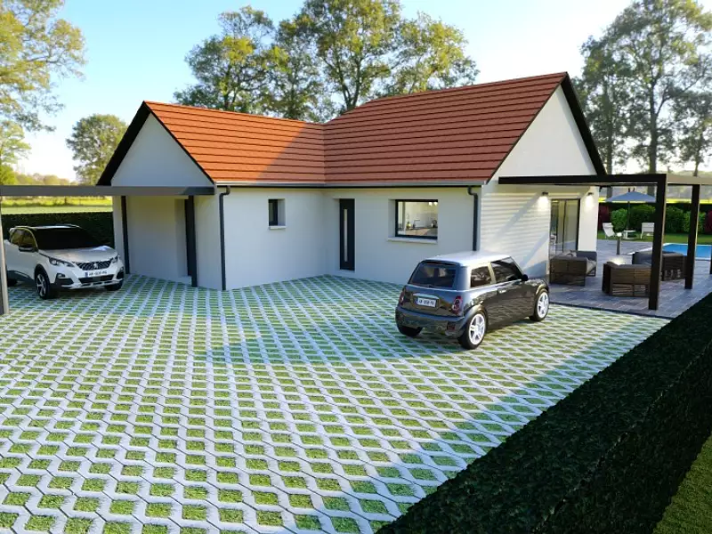 Maison neuve, 107 m² - Revonnas (01250)