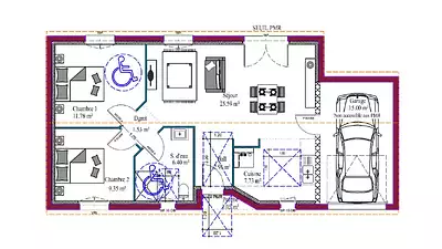 Maison neuve, 90 m²